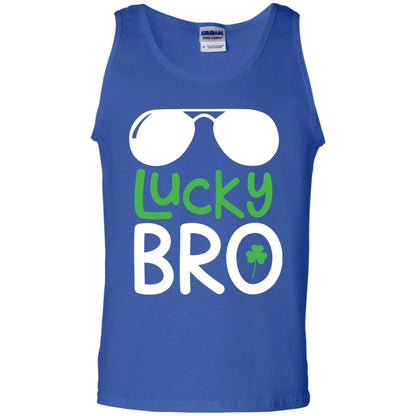 Lucky Bro St. Patrick_s Day T-shirt Royal
