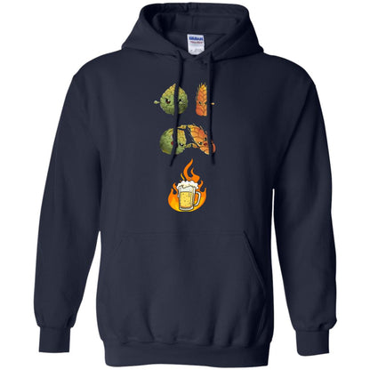 Beer Lover T-shirt Beer Fusion Navy