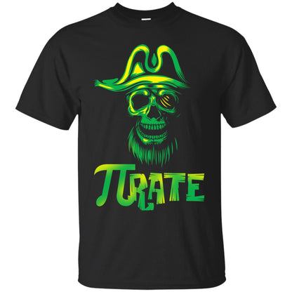 Pi Day T-shirt Funny Pirate Black
