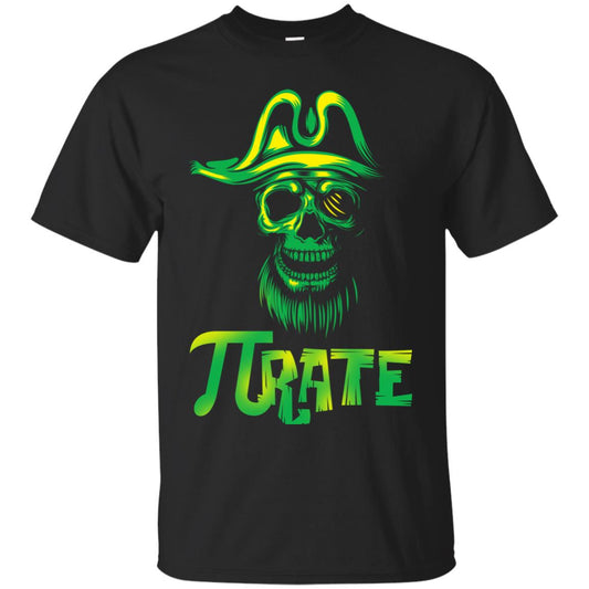 Pi Day T-shirt Funny Pirate Black