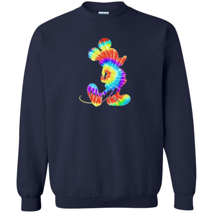 Cartoon T-shirt Tie-dye Mickey Mouse T-shirt Navy