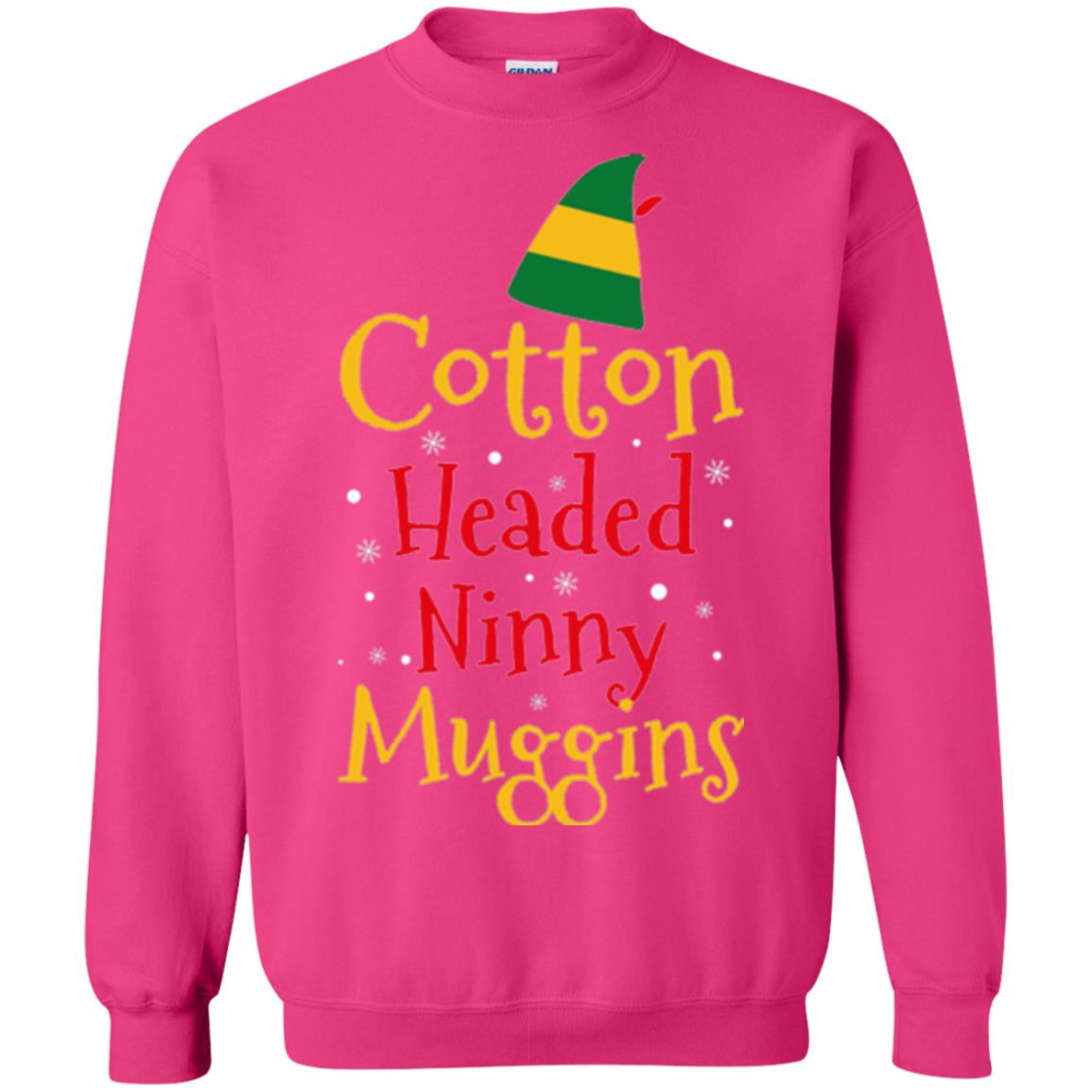 Funny Elf T-shirt Cotton Headed Ninny Muggins Heliconia