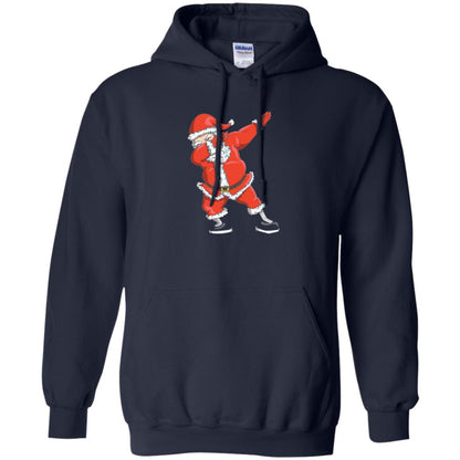 Christmas T-shirt Dabbing Santa Claus T-shirt Navy