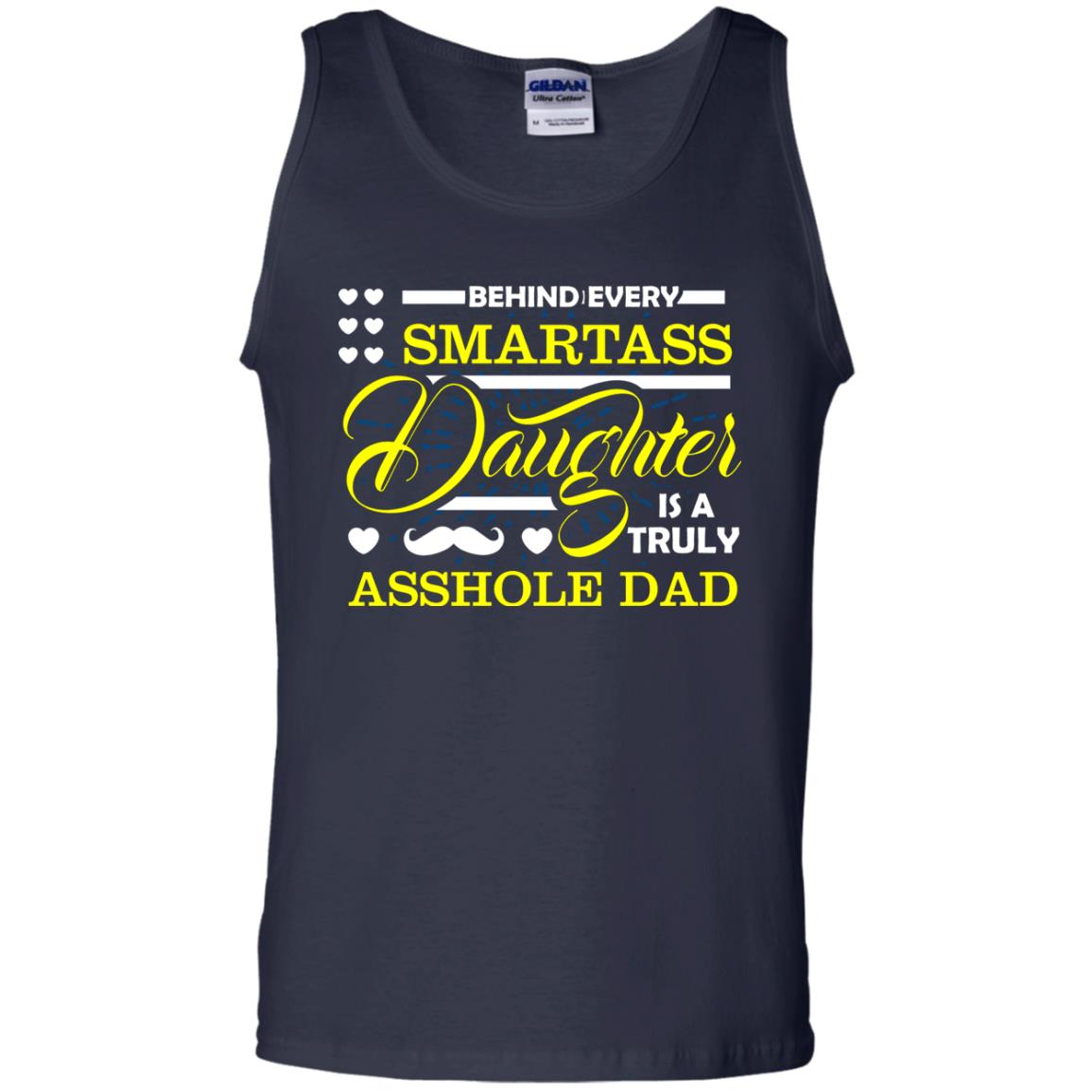 Behind Every Daughter Is A Truly Dad Family Shirt Navy