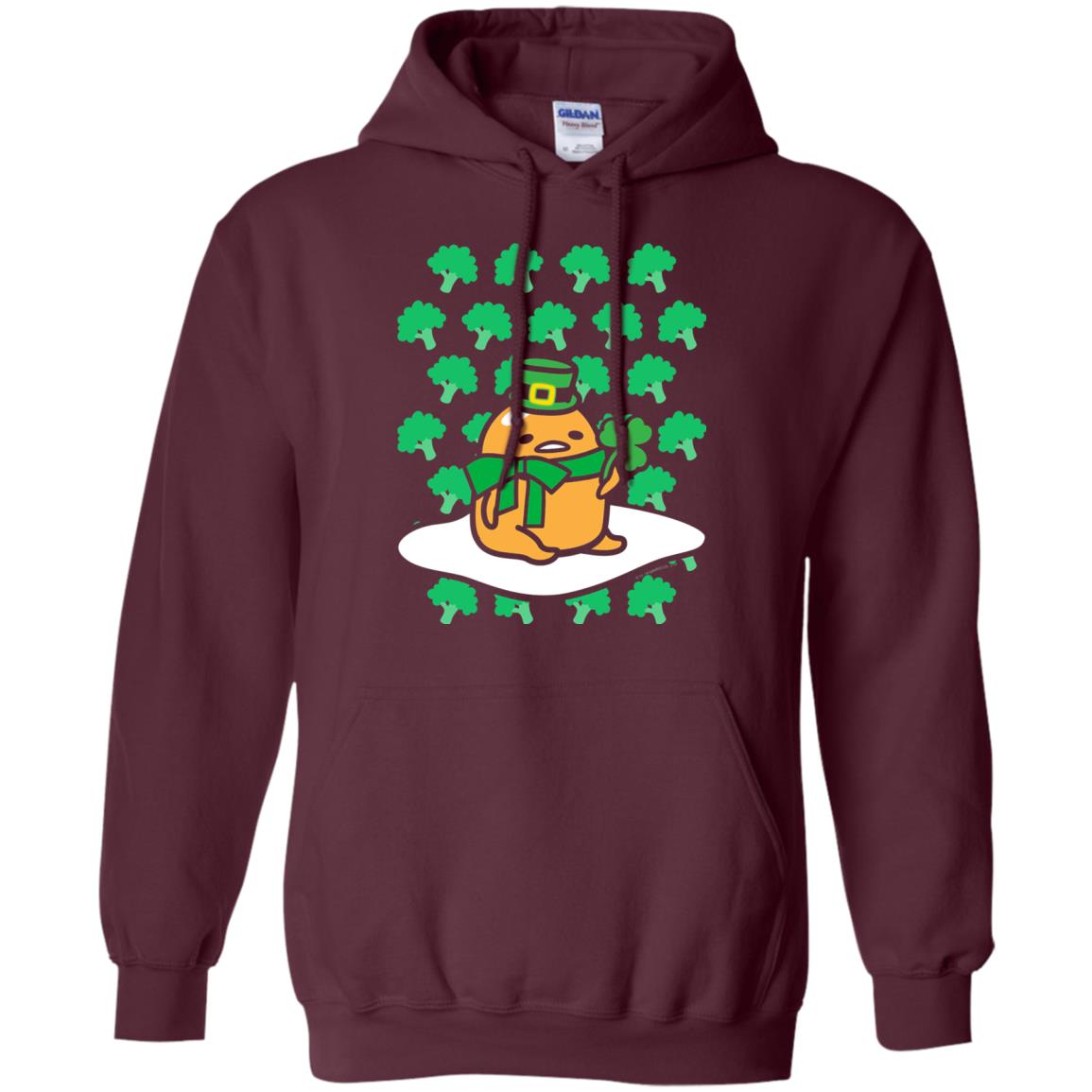 St. Patrick_s Day T-shirt Clover Maroon