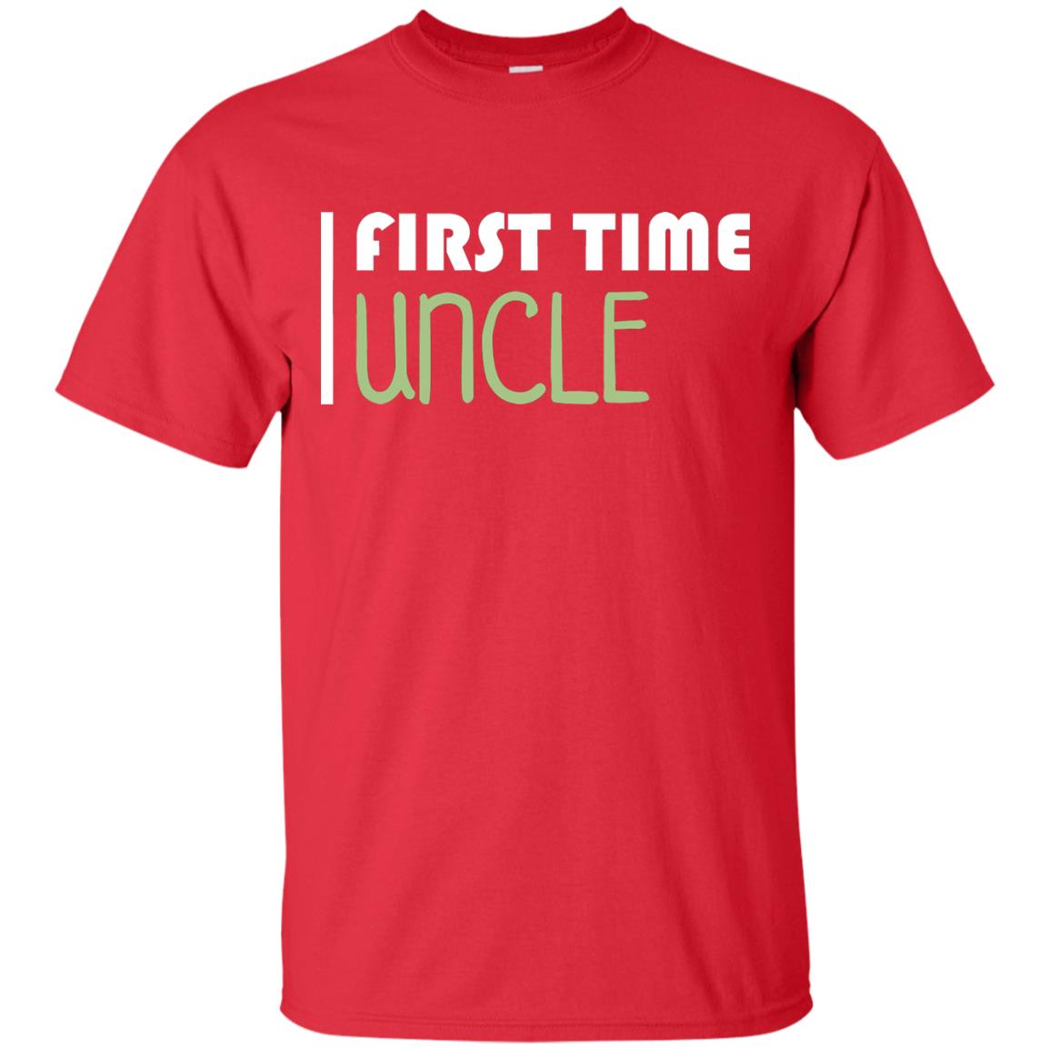 First Time Uncle New Uncle Shirt Red