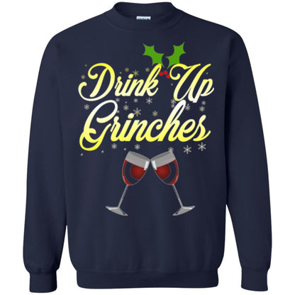 Christmas T-shirt Drink Up Grinches Navy
