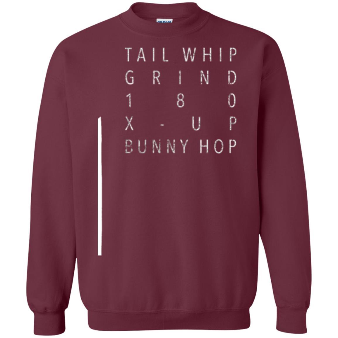 Scooter Tricks T-shirt Tail Whip Grind 180 X-up Bunny Hop Maroon