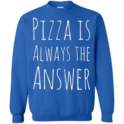 Pizza Lovers T-shirt Always The Answer Royal