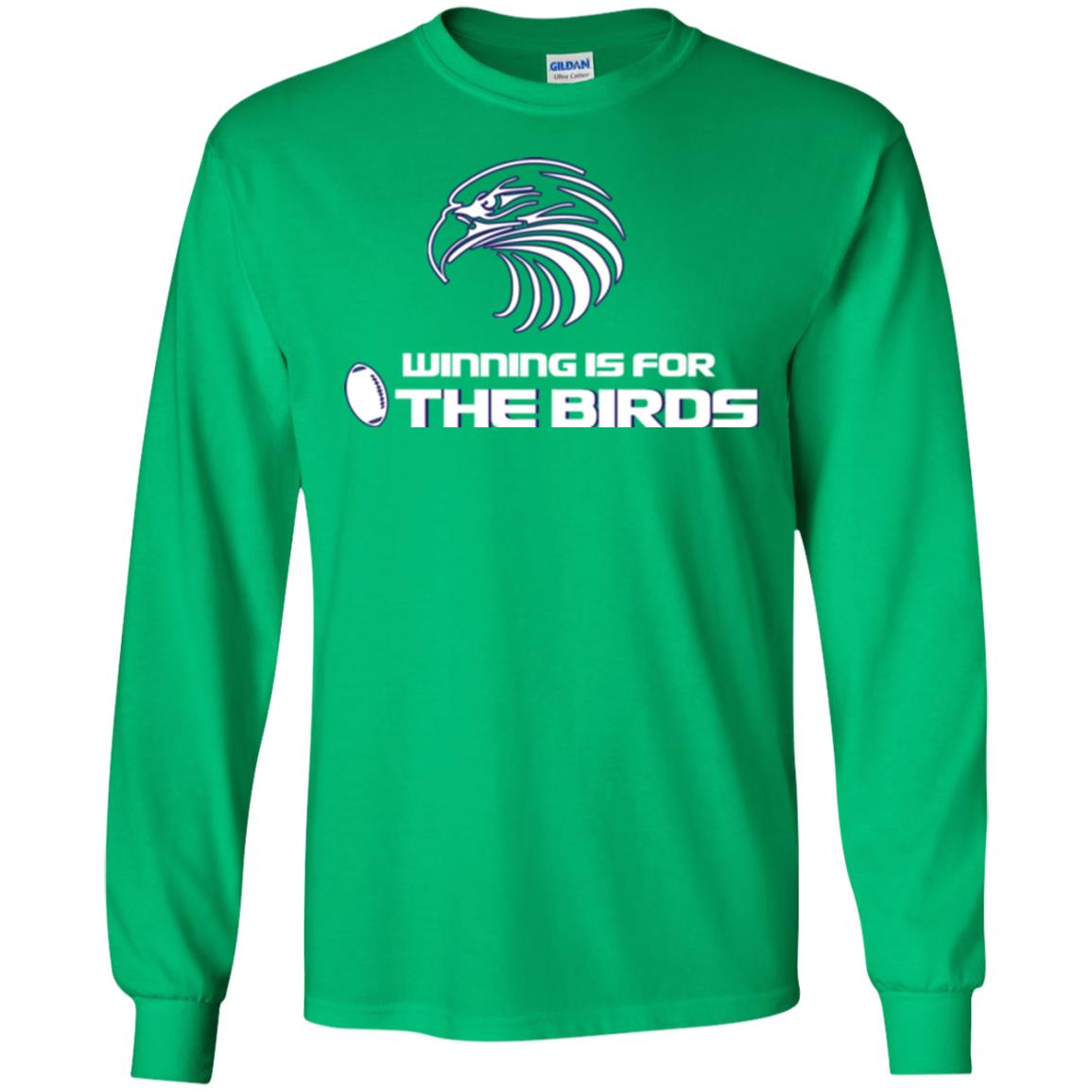 Football T-shirt Winning Is For The Birds Irish Green