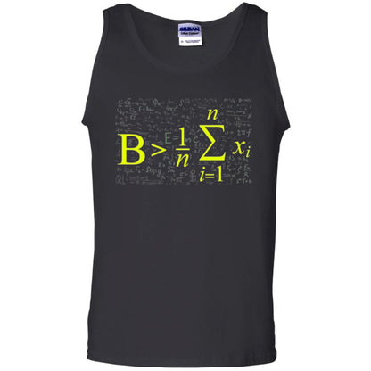 Be Greater Than Average Funny Math Lovers T-shirt Black