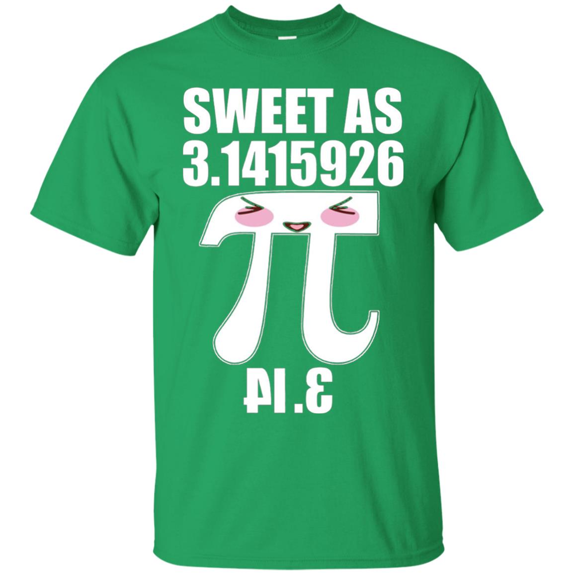 Pi Day Sweet As Pie Funny Geek Mathematics Day Tshirt Irish Green
