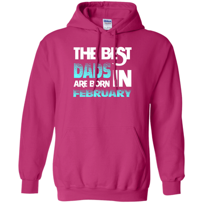 Daddy T-shirt The Best Dads Are Born In February Heliconia