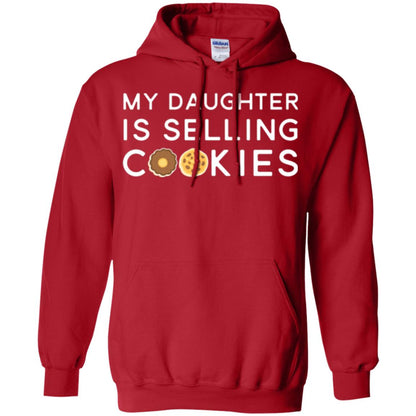 My Daughter Is Selling Cookies T-shirt Girl Cookie Red