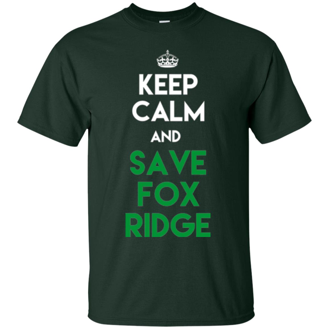 Elementary T-shirt Keep Calm And Save Fox Ridge T-shirt Forest Green