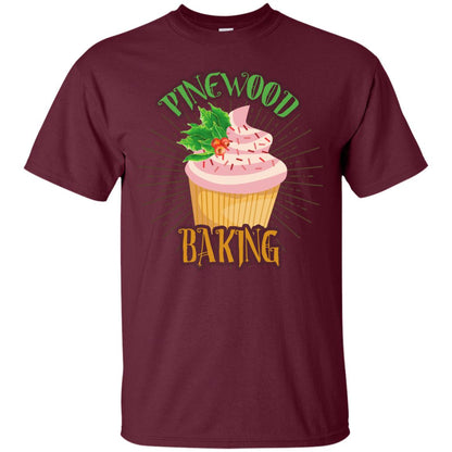 Pinewood Baking Gift Shirt For Cupcake Lover Maroon
