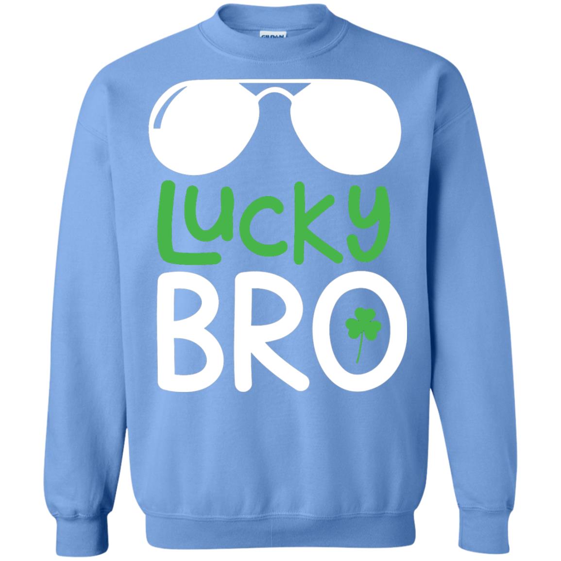 Lucky Bro St. Patrick_s Day T-shirt Carolina Blue