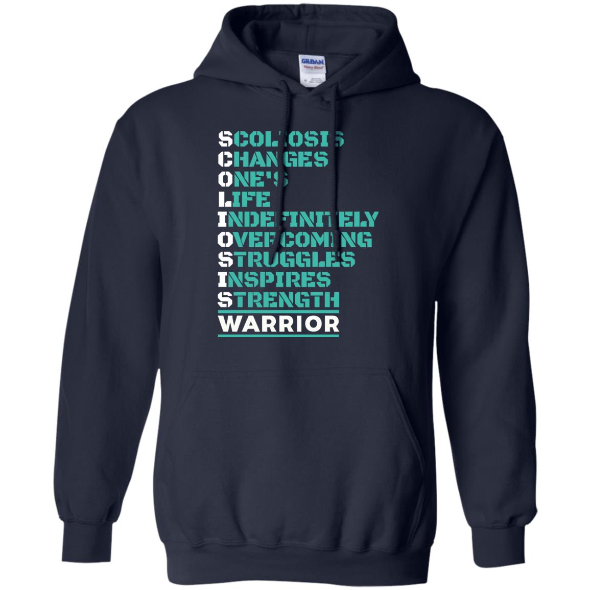 Changes One_s Life Indefinitely Overcoming Struggles Inspires Strength Coliosis Warrior Navy
