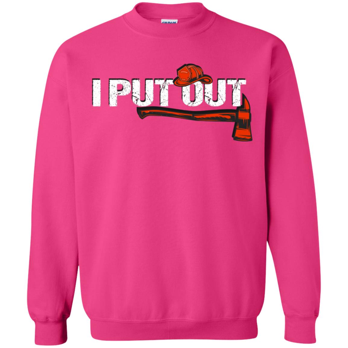 I Put Out Firefighter Gift Shirt For Mens Heliconia