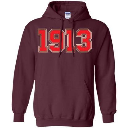 Delta Black Red Jersey Sigma 1913 T-shirt Maroon