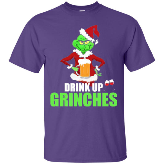 Christmas T-shirt Drink Up Grinches Purple