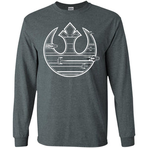 Film T-shirt Last Jedi Rebel Resistance Ship Logo