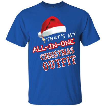 That's My All In One Christmas Outfit X-mas Gift Shirt For Mens Or Womens Royal