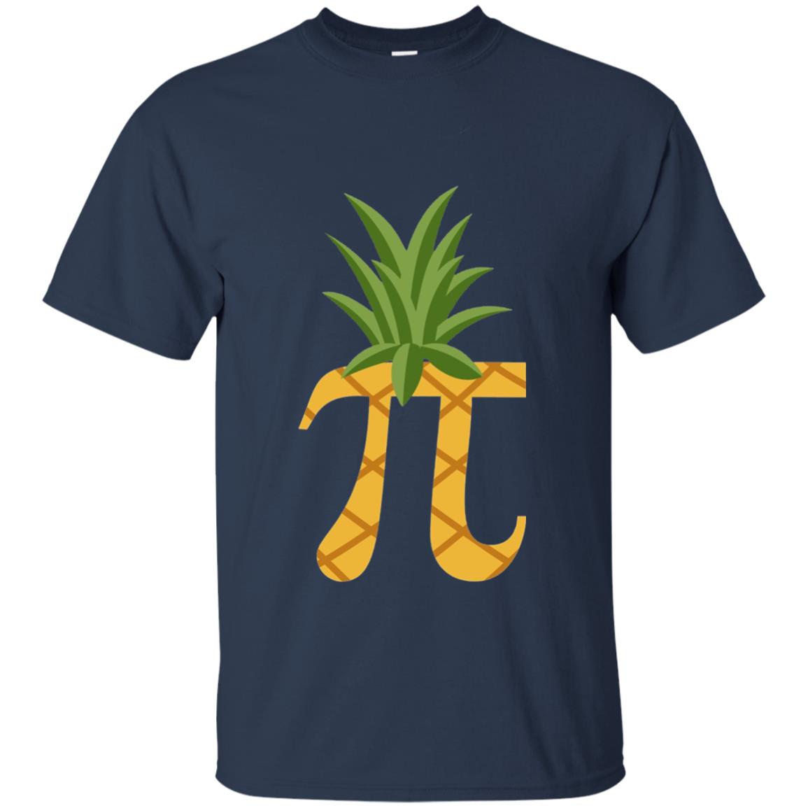 Parody Of Pi Pineapple Funny Pi Day T-shirt Navy