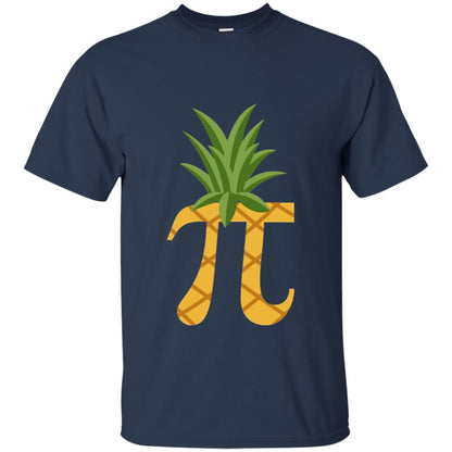 Parody Of Pi Pineapple Funny Pi Day T-shirt Navy
