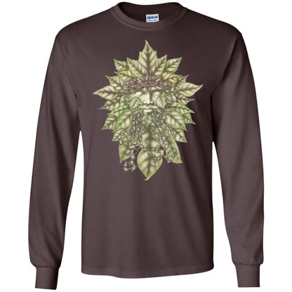 Greenman Green Man Festival T-shirt Dark Chocolate
