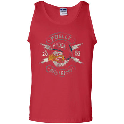 Bird Gang Eagles T-shirt Vintage Distressed Red