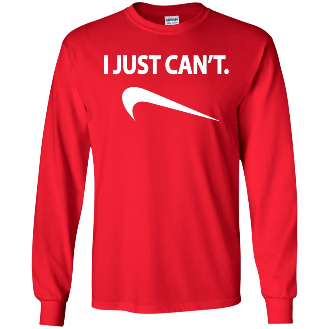 Funny I Just Cant Shirt Red
