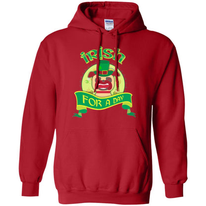 Saint Patrick_s Day T-shirt Amazing I_m Irish Pug Red