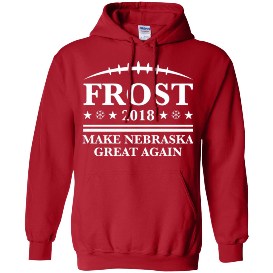 Frost 2018 T-shirt Make Nebraska Great Again Red