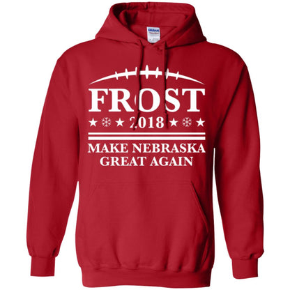 Frost 2018 T-shirt Make Nebraska Great Again Red