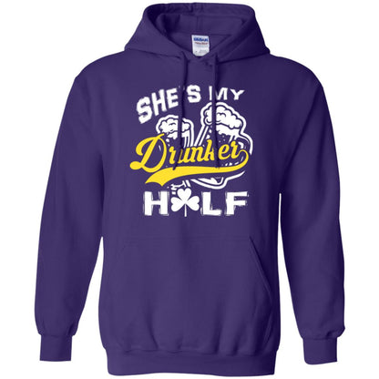 She's My Drunker Half Saint Patrick's Day T-shirt Purple