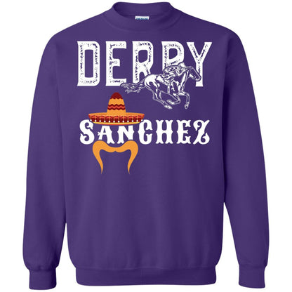 Derby Sanchez When Cinco De Mayo Derby Collide Shirt Purple