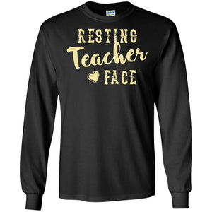 Resting Teacher Face T-shirt