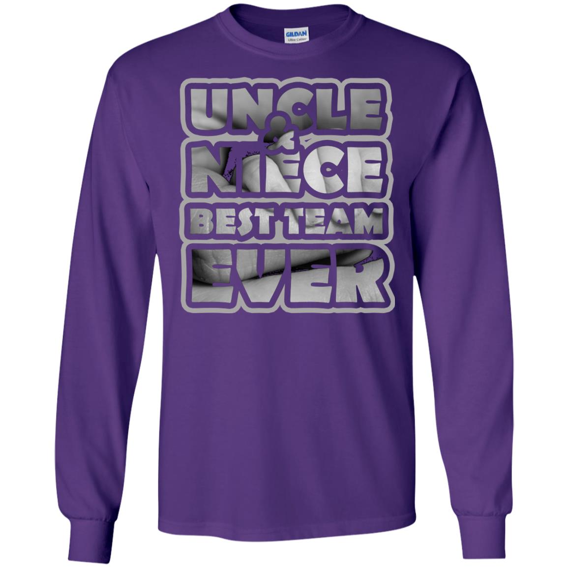 Uncle And Niece Best Team Ever Shirt For Uncle Or Niece Purple