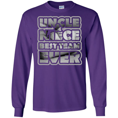 Uncle And Niece Best Team Ever Shirt For Uncle Or Niece Purple