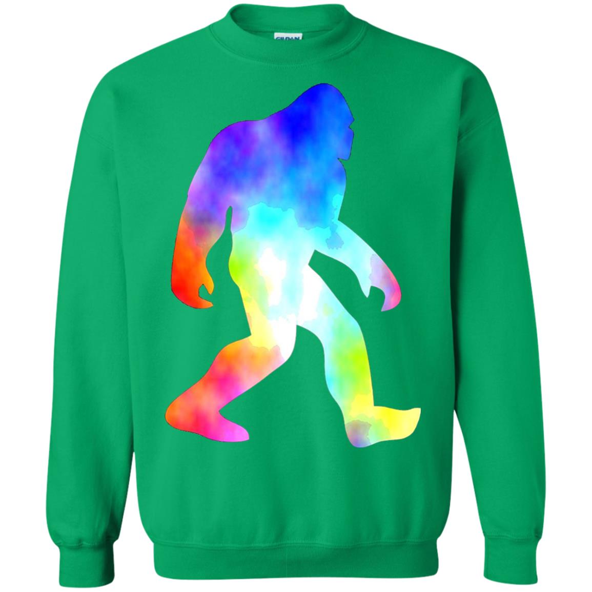 Bigfoot Sasquatch Neon T-shirt Irish Green