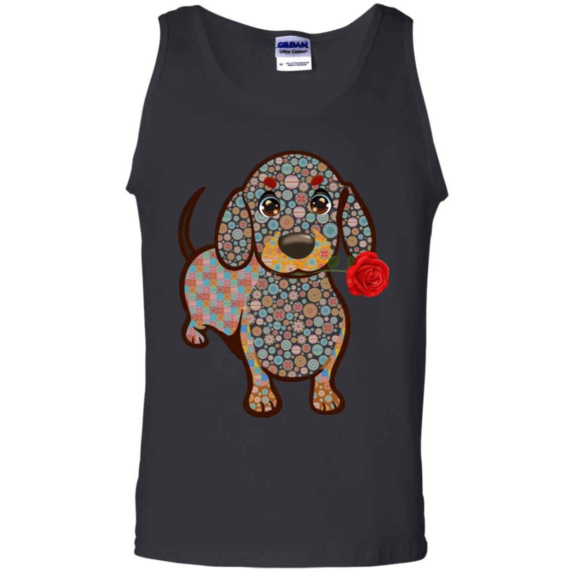 Dachshund Quilts Idea Gift Shirt For Mens Womens Black