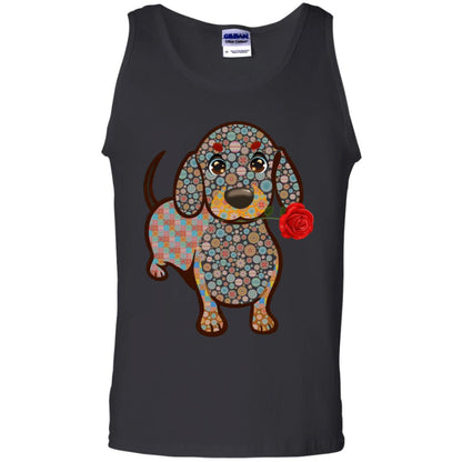 Dachshund Quilts Idea Gift Shirt For Mens Womens Black