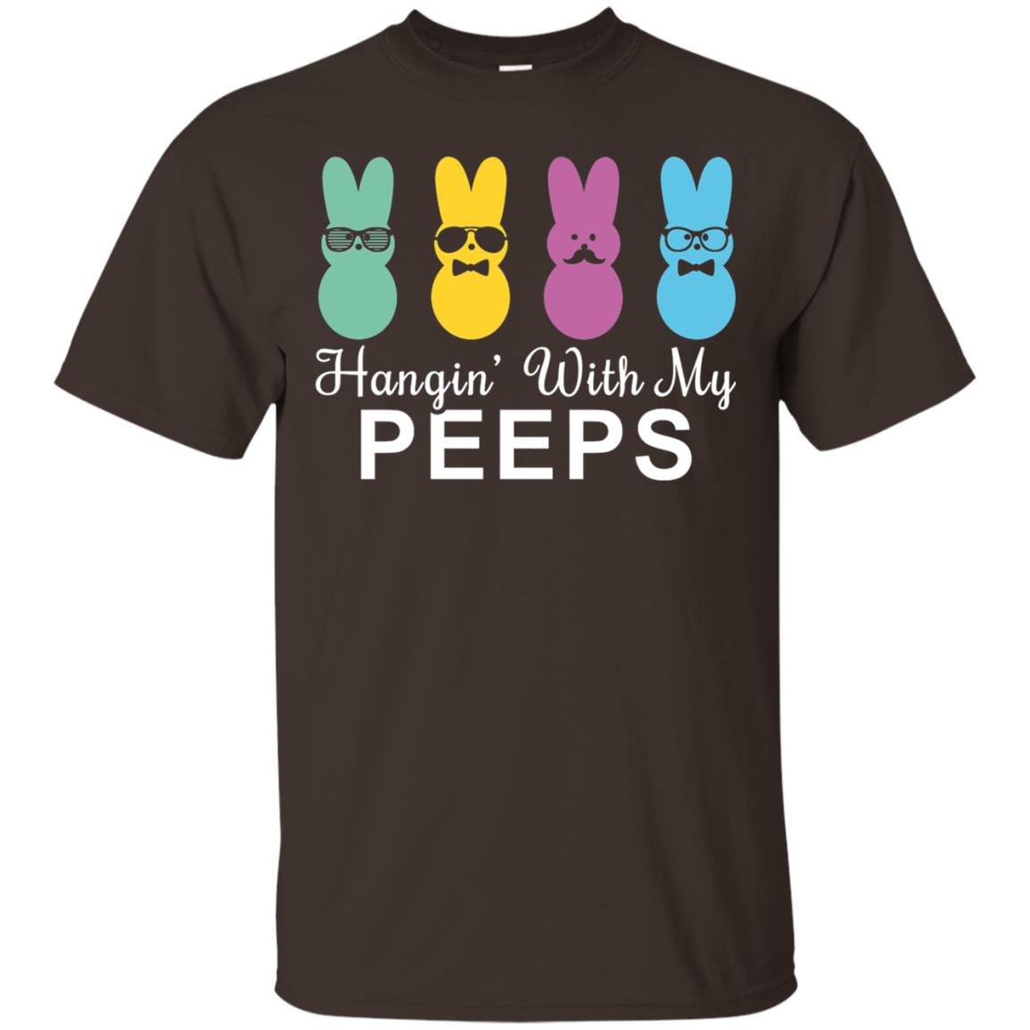 Hanging With My Peeps Gift For Easter Day Dark Chocolate