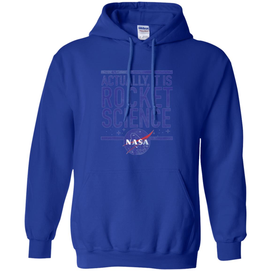 Science T-shirt Actually It Is Rocket Science Graphic Royal