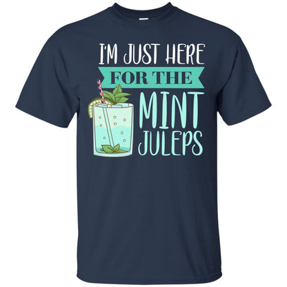 Kentucky Style Shirt Im Just Here For The Mint Juleps Navy