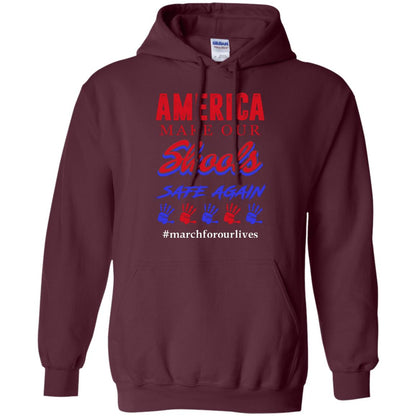America Make Our Schools Safe Again Maroon