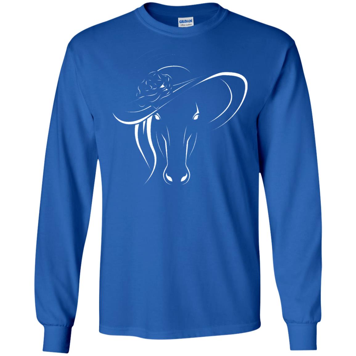 Derby Horse In Derby Womens Hat Derby Shirt Royal