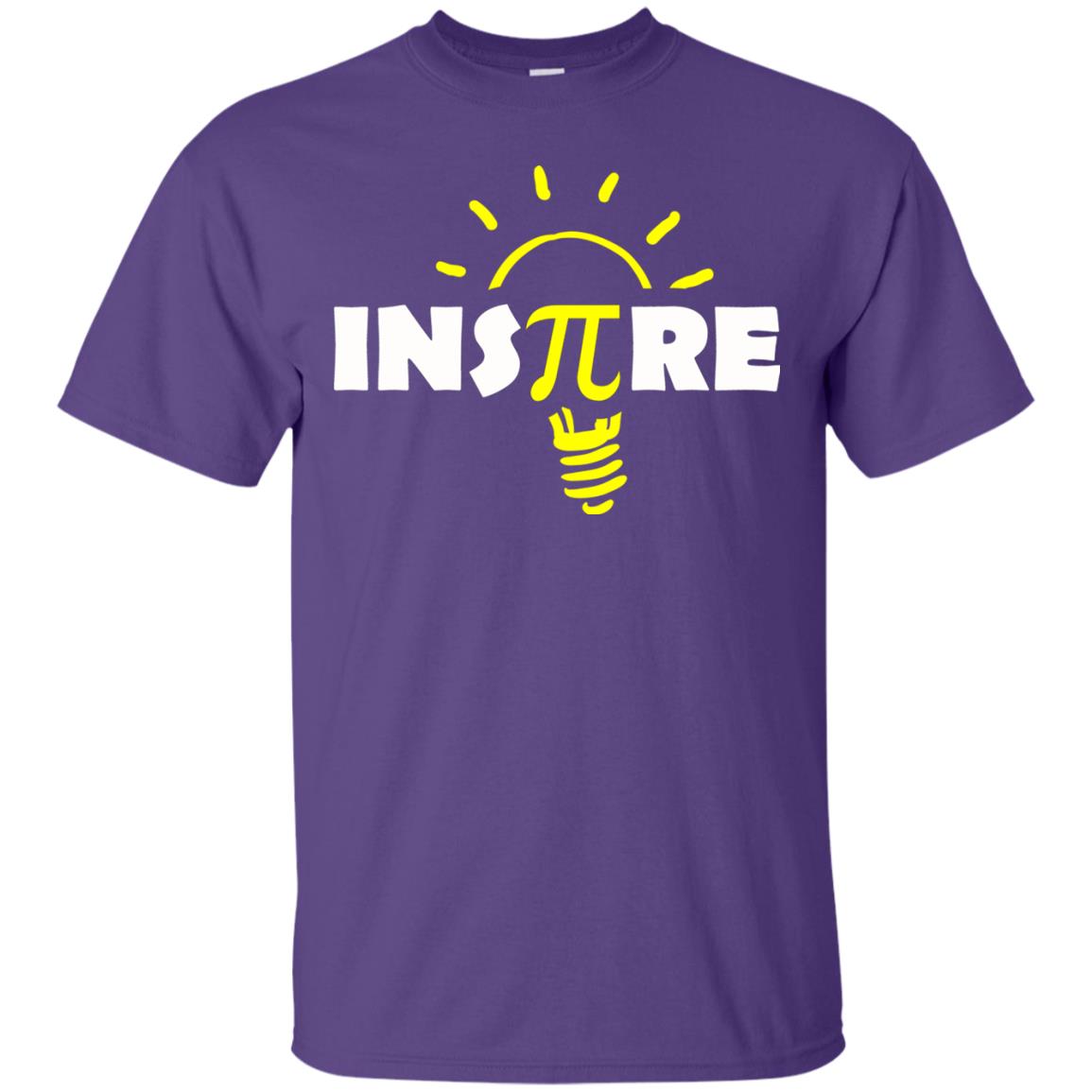 Inspire Light Bulb Cool Gift Shirt Purple