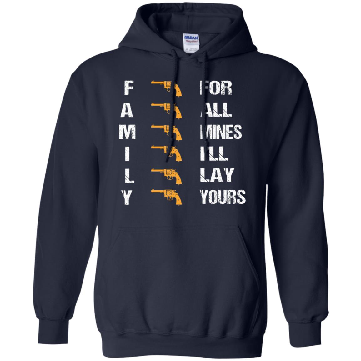 Family For Mines I'll Lay Yours Shirt Navy